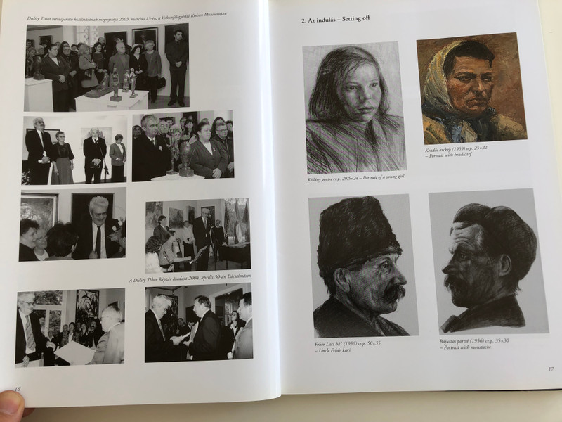 "Testem e Nép, e táj" by Bálványos Huba, Benkő Éva / Dulity Tibor életműve / "My body is these people, this landscape" The life work of Hungarian painter, Tibor Dulity / Essay book / With English, French, German and Serbian summary / Kreatív Dekor Kft. / Hardcover 2006 (9630601435)