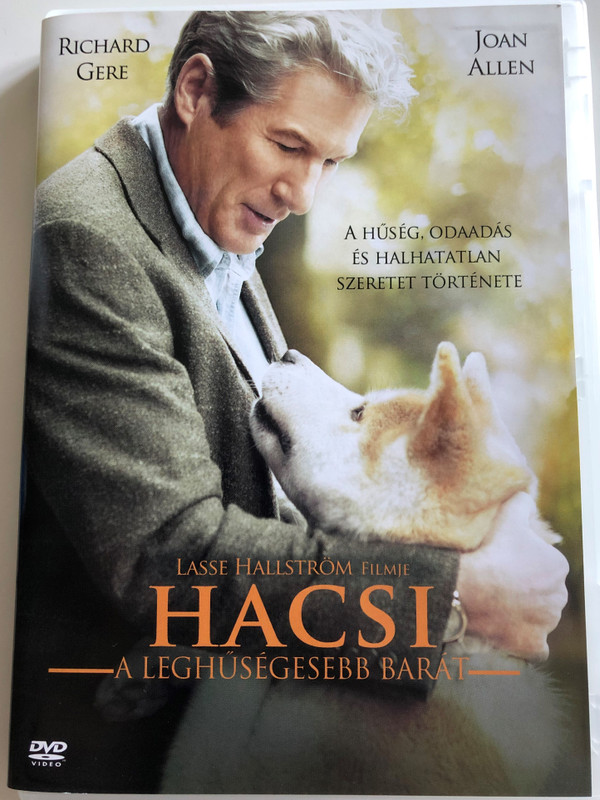 Hachiko: A Dog's Story DVD 2008 Hacsi a leghűségesebb barát / Directed by Lasse Hallstrom / Starring: Richard Gere, Joan Allen (5996514001709)