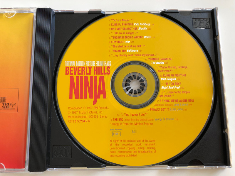 Beverly Hills Ninja - Master of Disaster / Original Motion Picture Soundtrack / Audio CD 1997 / EMI (724385520426)