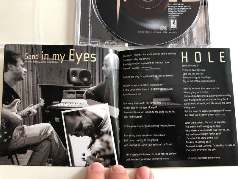Jamie Winchester & Hrutka Róbert ‎– Hole / Loo Records ‎Audio CD 2005 / LOOCD02
