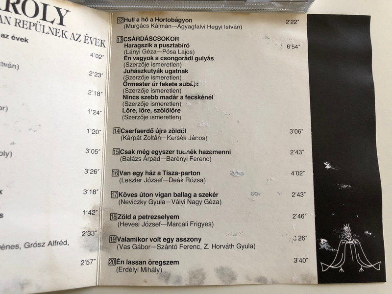 Solti Károly ‎– Fejem Fölött Gyorsan Repülnek Az Évek / Hungarian Songs / Hungaroton Audio CD 1995 / HCD 10274