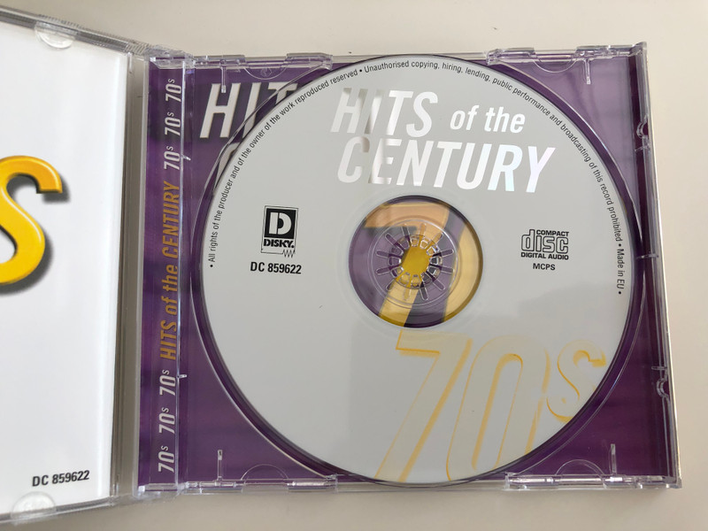 Hits of the Century - 70s / Lene Lovich, Leo Sayer, The Hollies, The Shadows / Disky Audio CD 1999 / DC 859622 (0724348596222)