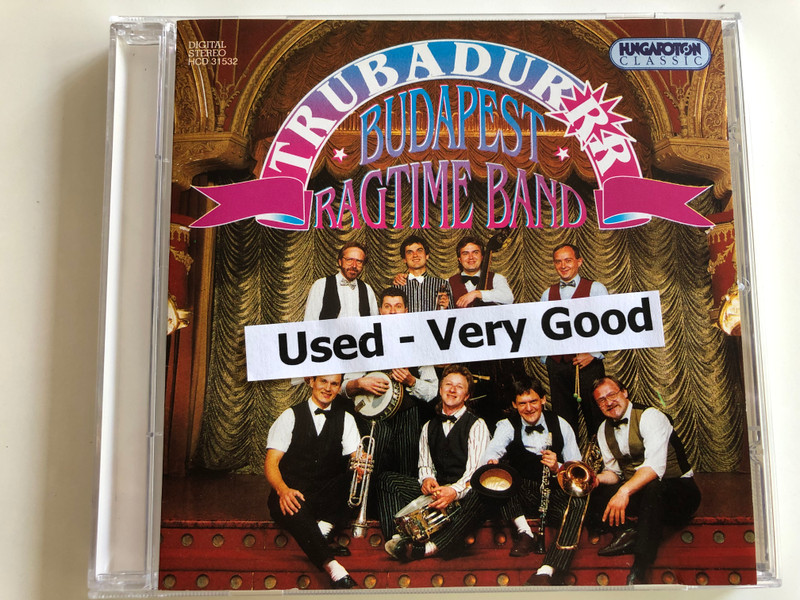 Trubadurrr - Budapest Ragtime Band / Hungaroton Audio CD Stereo 1995 / HCD 31532