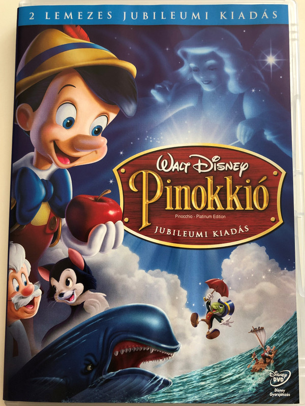 Pinocchio - Platinum edition DVD 1940 Pinokkió Jubileumi kiadás / 2 DVD edition / Directed by Ben Sharpsteen, Hamilton Luske / Starring: Cliff Edwards, Dickie Jones, Christian Rub, Mel Blanc (5996255728903)
