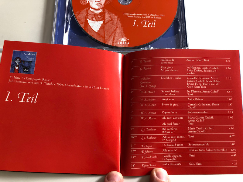 Il Giubileo - 25 onns - La Compagnia Rossini / Dir. Armin Caduff / SUISA Audio 2X CD