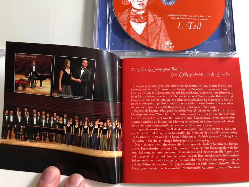 Il Giubileo - 25 onns - La Compagnia Rossini / Dir. Armin Caduff / SUISA Audio 2X CD