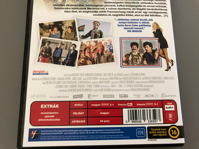 Vive la France DVD 2013 Franciadrazsék avagy francia Borat robbantani Eiffel-torony! / Directed by Michael Youn / Starring: José García, Michaël Youn (5999546336597)