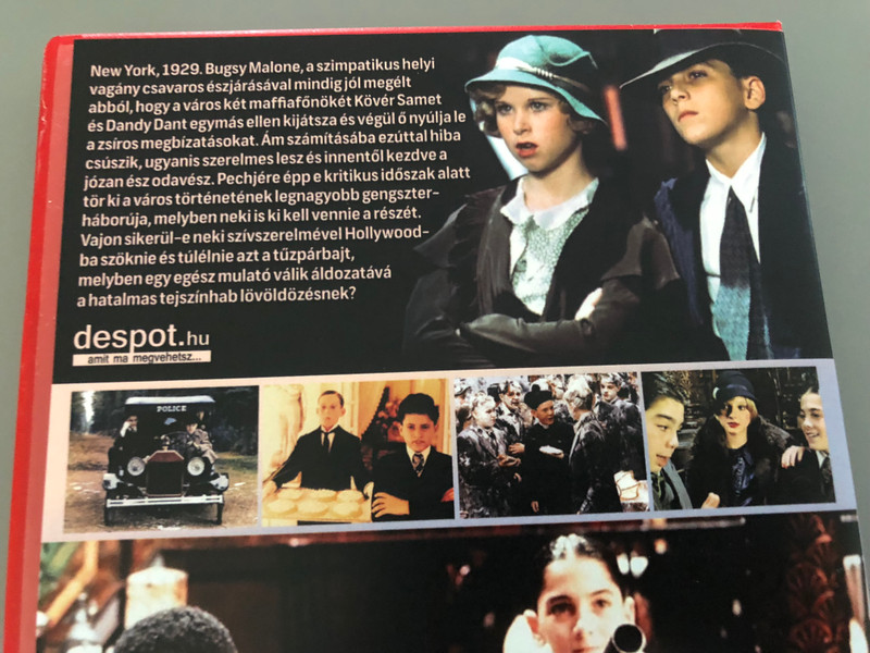 Bugsy Malone DVD 1976 / Directed by Alan Parker / Starring: Jodie Foster, Scott Baio, John Cassisi, Martin Lev (5999546338348)