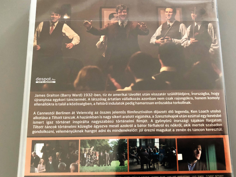 Jimmy's Hall DVD 2014 Tiltott Táncok / Directed by Ken Loach / Story by Paul Laverty / Starring: Barry Ward, Simone Kirby, Jim Norton (5999546337174)