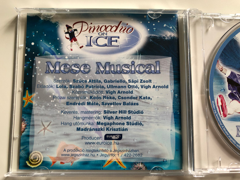 Pinocchio on Ice - Mese Musical / Euro Ice Audio CD 2006 / GR 200612 (731406876929)