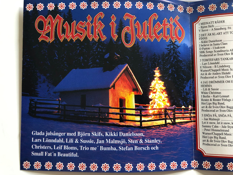 Musik i Juletid / Glada julsanger med Bjorn Skifs, Kikki Danielsson, Lars Lonndahl, Lili & Sussie, Jan Malmsjo, Sten & Stanley, Christers, Leif Bloms, Trio me' Bumba / Pickwick Music Audio CD 1993 / Pickwick 751122