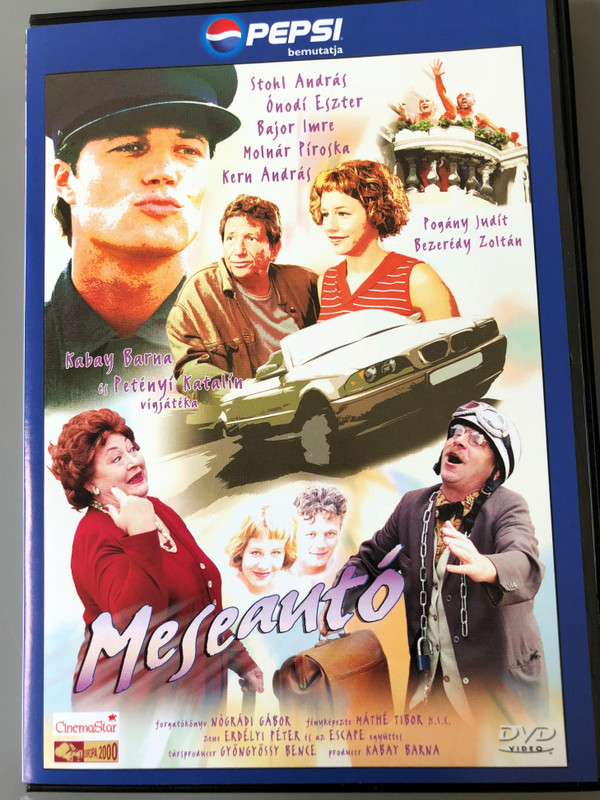Meseautó DVD 2000 Dream car / Directed by Petényi Katalin, Kabay Barna / Starring: Bajor Imre, Kern András, Stohl András, Ónodi Eszter / Hungarian remake of the 1934 classic (meseauto2000dvd)