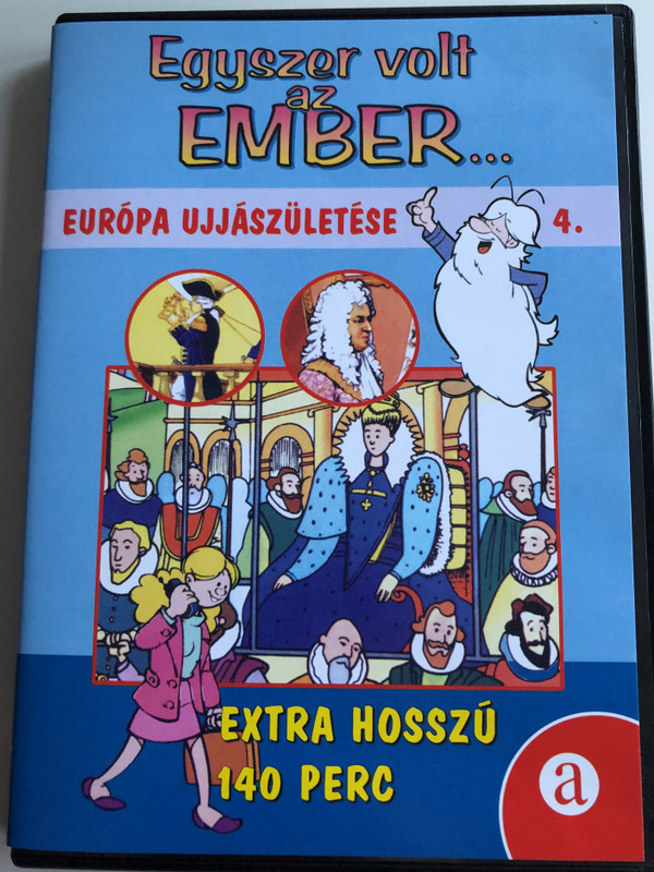 Il était une fois l'homme 4. DVD Egyszer volt az ember... Európa Újjászületése (Once Upon a Time... Man ) / Created by Albert Barillé / Narrated by Roger Carel / Animated World history for children (5999550304193)