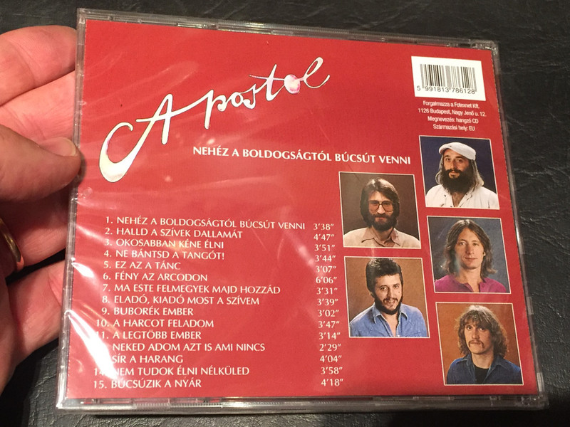 Apostol ‎– Aranyalbum / Nehéz A Boldogságtól Búcsút Venni / Gong Audio CD 1996 / HCD 37861