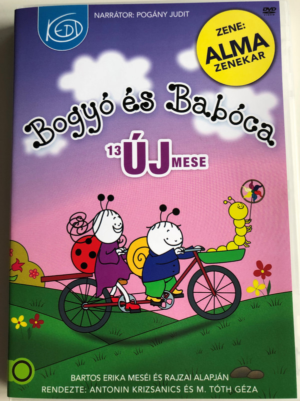 Bogyó és Babóca DVD 2011 2. rész / Directed by Antonin Krizsanics / Narrated by: Pohány Judit / 13 Új mese / 13 new Hungarian stories for children by Bartos Erika (5999884917472.)