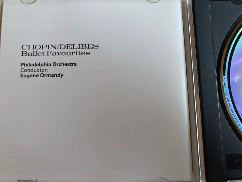 Ballet Favourites / Chopin: Les Sylphides / Delibes: Sylvia, Coppelia / Digitally Mastered / CBS Odyssey Audio CD 1989 Stereo / MBK 44815