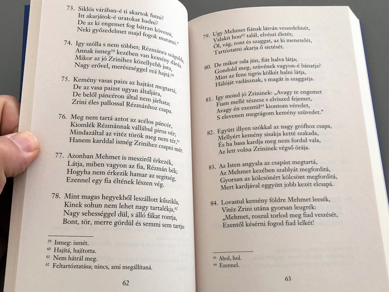 Szigeti veszedelem by Zrínyi Miklós / Életreszóló olvasmányok / The Siege of Sziget - Hungarian Epic Poem / Kossuth kiadó 2017 / Paperback (9789630987233)