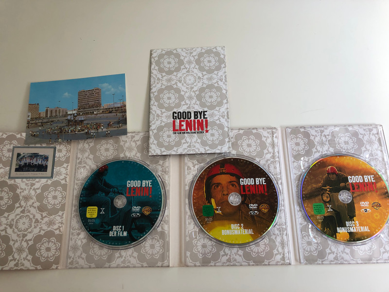 Good bye Lenin! DVD 2003 / Deluxe 3 Disc Edition / Directed by Wolfgang Becker / Starring: Daniel Brühl, Katrin Saß, Chulpan Khamatova, Maria Simon, Alexander Beyer / Exquisit - Ausgabe (7321921956546)