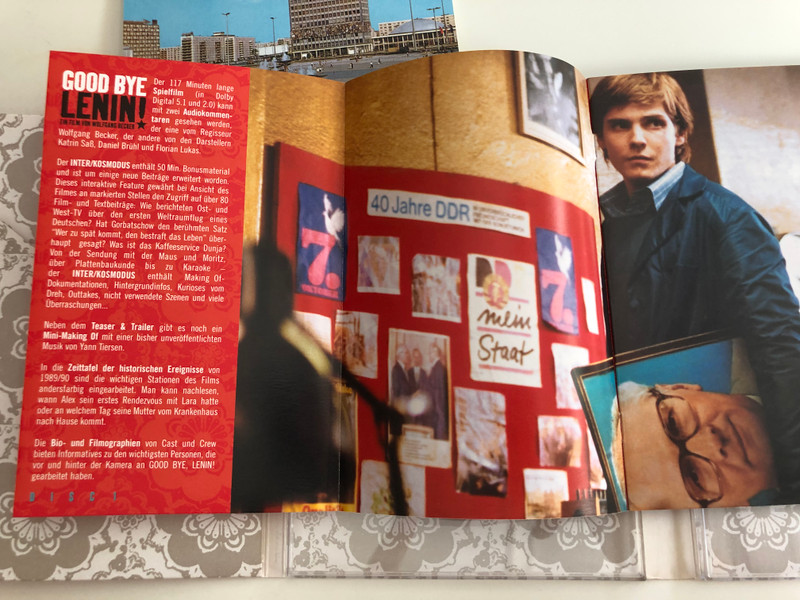 Good bye Lenin! DVD 2003 / Deluxe 3 Disc Edition / Directed by Wolfgang Becker / Starring: Daniel Brühl, Katrin Saß, Chulpan Khamatova, Maria Simon, Alexander Beyer / Exquisit - Ausgabe (7321921956546)