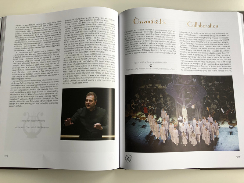 Honvéd együttes - 70 - Művészet és Történelem by Mészöly Gábor / Honvéd Ensemble - Art and History / Zrínyi Kiadó 2019 / Hungarian - English Bilingual edition / Hardcover with included Audio CD (9789633277850)