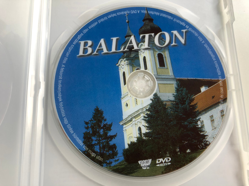 Balaton DVD Hungarian travel movie presenting Lake Balaton and the settlements around it / Balatonvilágos, Siófok, Zamárdi, Balatonföldvár, Keszthely, Szigliget, Badacsony, Tihany, Balatonfüred / Útifilm (599816860123)