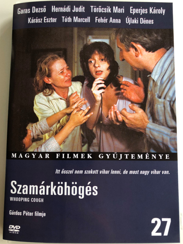 Szamárköhögés DVD Whooping Cough / Directed by Gárdos Péter / Starring: Garas Dezső, Hernádi Judit, Törőcsik Mari, Eperjes Károly, Tóth Marcell / Magyar filmek gyűjteménye 27 (5999546331165)