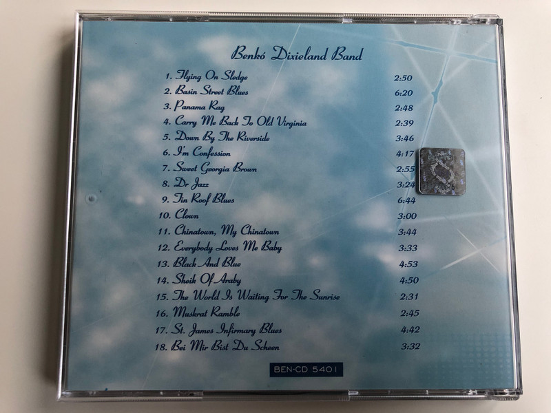 Benkó Dixieland Hungary Band ‎– Me Baby, Muskrat Ramble, Sheik of Araby, Black & Bkue, Flying On Sledge, Basin Street Blues, Panama Rag / Bencolor ‎Audio CD 1995 Stereo / BEN-CD 5401