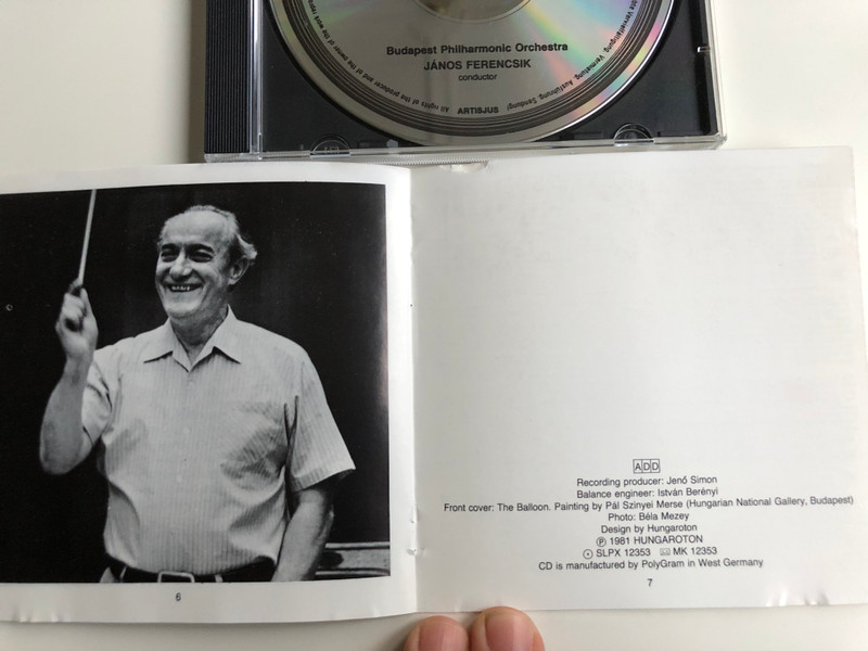Johann Strauss – Overtures, Waltzes, Polkas / János Ferencsik / Budapest Philharmonic Orchestra / Hungaroton Audio CD 1981 Stereo / HCD 12353-2