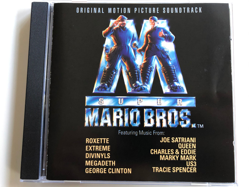 Original Motion Picture Soundtrack - Super Mario Bros. / Featuring Music From: Roxette, Extreme, Divinlyls, Megadeth, George Clinton, Joe Satriani, Queen, Charles & Eddie, Marky Mark, US3, Tracie Spencer / Capitol Records ‎Audio CD 1993 / CDESTU 2201