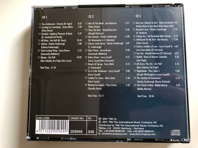 Jazz Ballads - After Midnight / Jim Hall, Larry Coryell, Chroma, Charles Fambrough, Savoy Brown, and many others / Trilogie 3x Audio CD 2001 / 205949-349