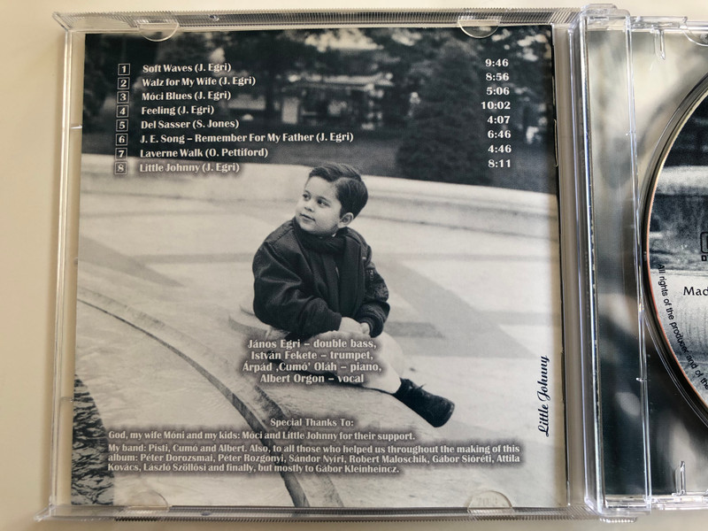 Janos Egri - Soft Waves / KCG Audio CD 2001 / KCG 006