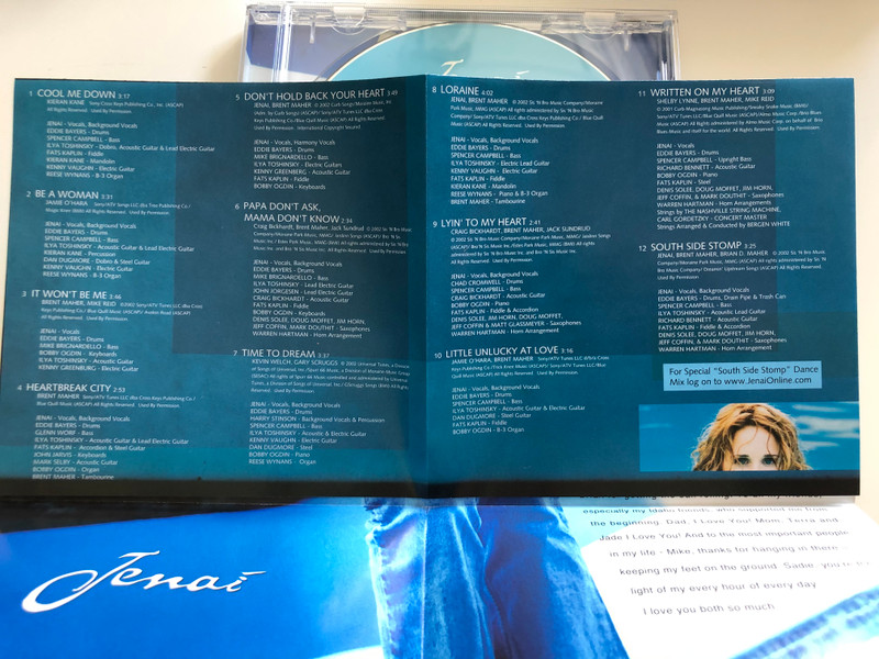 Jenai ‎– Cool Me Down / Curb Records Audio CD 2002 / 0927 48103-2