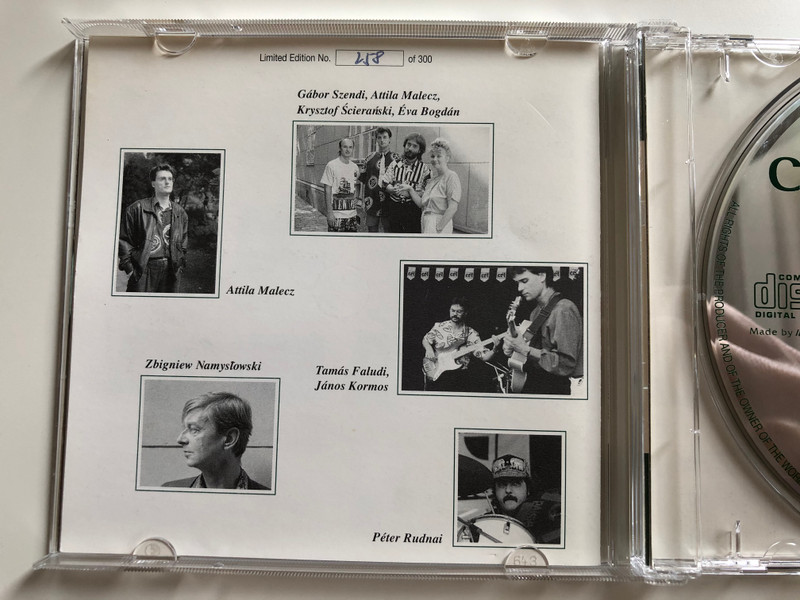 The Hungarian Bop-Art Orchestra featuring Krzysztof Scieranski & Zbigniew Namyslowski / Clinical Picture / Electric World Jazz / Pannon Jazz Audio CD 1997 / PJ 1029