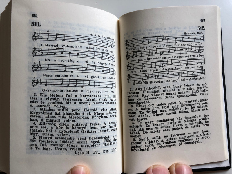 Énekeskönyv - [Kicsi] / Magyar Reformátusok Használatára / Hungarian language small size Reformed Hymnal book / Kálvin Kiadó 2014 / Hardcover (9789633009611)