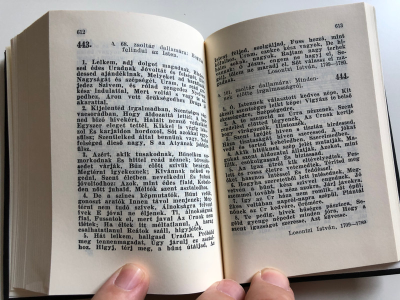 Énekeskönyv - [Kicsi] / Magyar Reformátusok Használatára / Hungarian language small size Reformed Hymnal book / Kálvin Kiadó 2014 / Hardcover (9789633009611)