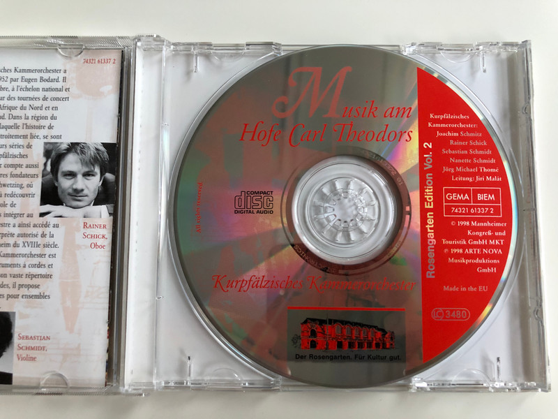 Musik am Hofe Carl Theodoros / Zum 200. Todestag des Kurfursten / Das Kurpfalzische Kammerorchester spielt Cannabich / Arte Nova Audio CD 1998 / 74321 61337 2