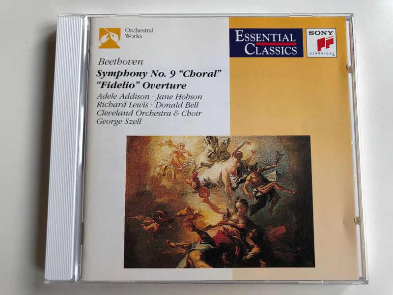 Beethoven - Symphony No. 9 ''Choral'', "Fidelio" Overture / Adele Addison, Jane Hobson, Richard Lewis, Donald Bell / Cleveland Orchestra & Choir, George Szell ‎/ Sony Classical Audio CD 1991 / SBK 46533