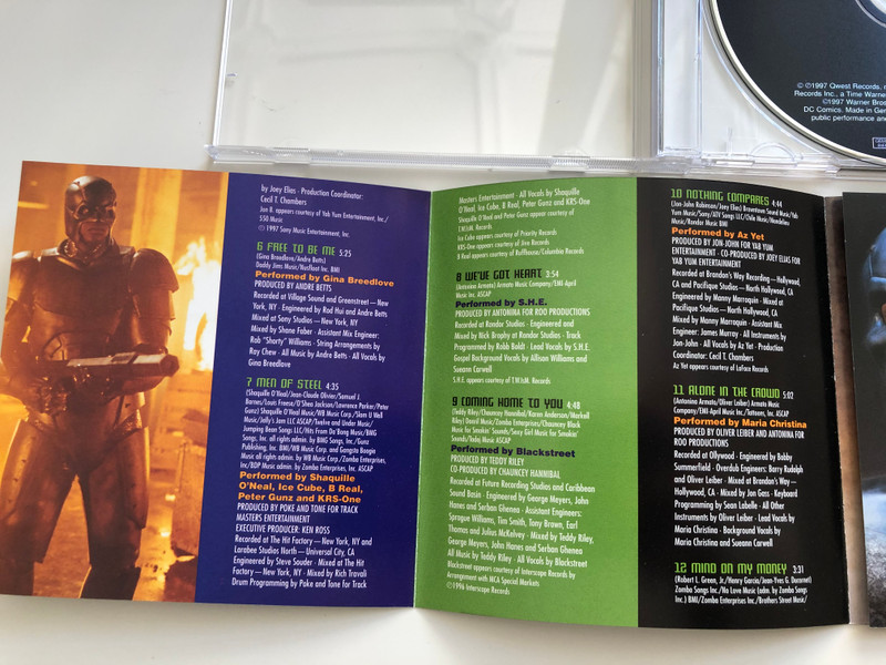 Shaq Steel: Music From And Inspired By The Motion Picture / Qwest Records Audio CD 1997 / 9362-46678-2
