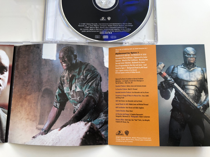 Shaq Steel: Music From And Inspired By The Motion Picture / Qwest Records Audio CD 1997 / 9362-46678-2