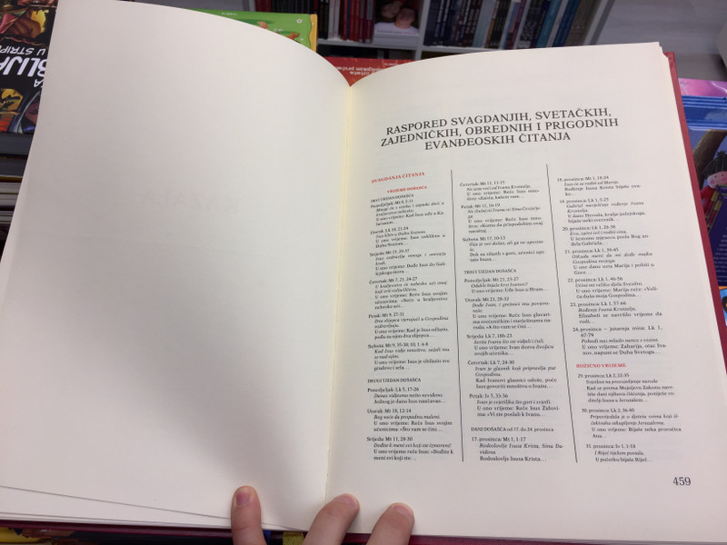  Evanđelistar i Četveroevanđelje / Rimski Misal / Croatian language Roman Missal - The four Gospels, Weekly Readings from the Gospels / Kršćanska Sadašnjost / Hardcover 1989 (9788639700812)