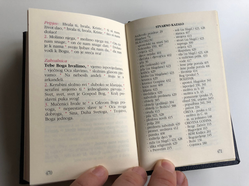 Put u Život / Way of Life: Prayer and Rites, 9th Amended Edition / Hardcover - Black / Croatian language prayer book / Molitvenik i obrednik / IX. Dopunjeno Izdanje / "Marija" 2009 / Petar Lubina (9789530039261)