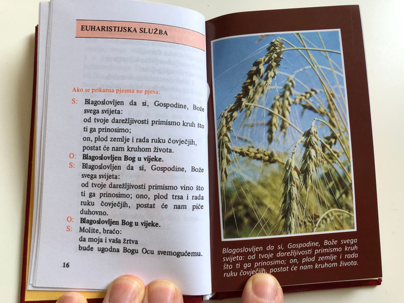 Mali Misal po Kristu i s Kristom / Croatian language Catholic misal & prayer book / Small (pocket) size / Kršćanska Sadašnjost 2019 (9789531111997)
