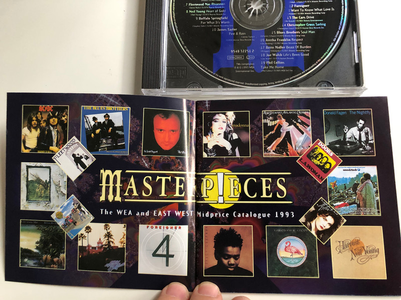 Masterpieces / WEA ‎Audio CD 1993 / 9548-32251-2