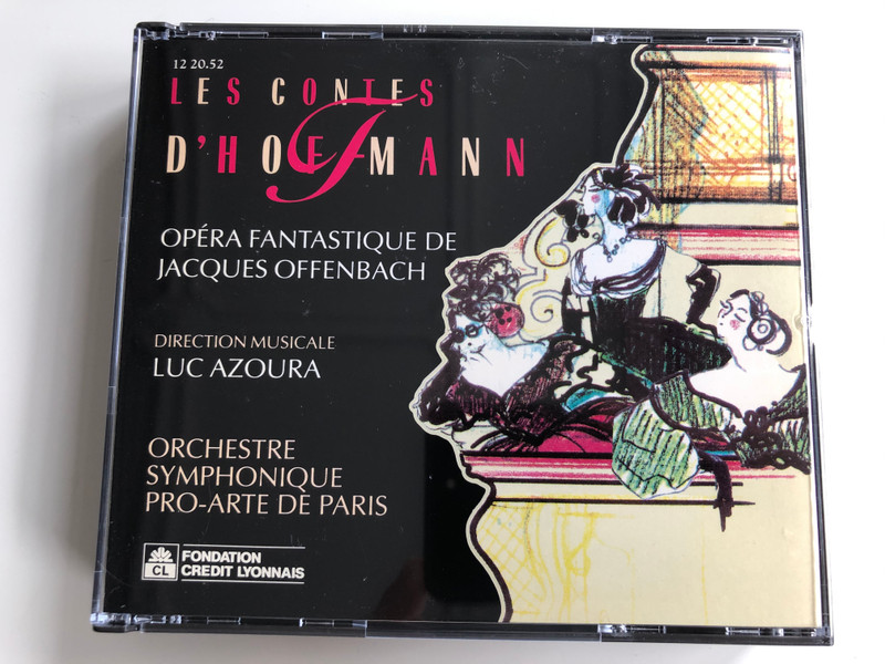 Les Contes D'HoffmannLes Contes D'Hoffmann / Opera Fantastique De Jacques Offenbach / Direction Musicale: Luc Azoura / Orchestre Symphonique Pro-Arte De Paris / Société Des Artistes Lyriques De France 2x Audio CD 1991 / 12 20.52