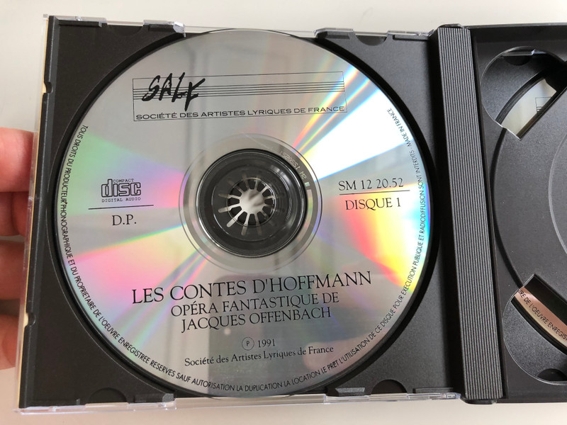 Les Contes D'HoffmannLes Contes D'Hoffmann / Opera Fantastique De Jacques Offenbach / Direction Musicale: Luc Azoura / Orchestre Symphonique Pro-Arte De Paris / Société Des Artistes Lyriques De France 2x Audio CD 1991 / 12 20.52
