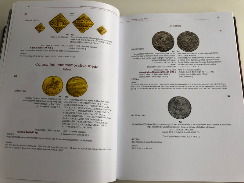 Coronatio Hungarica In Nummis - English language Catalog of Hungarian Medals and Jetons from Hungarian Royal Coronations 1508-1916 / A magyar uralkodók koronázási érmei és zsetonjai / Soltész Ferenc Gábor, Tóth Csaba, Pálffy Géza (9789634161660)