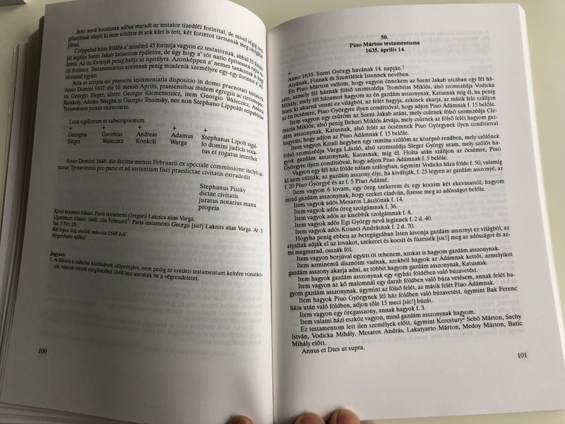 Nagyszombati testamentumok a XVI-XVII. századból by Németh Gábor / Bibliotheca Humanitatis Historica / Magyar Nemzeti Múzeum / Paperback 1995 (9637421890)