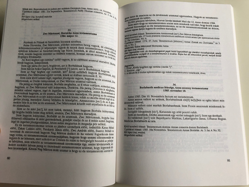 Nagyszombati testamentumok a XVI-XVII. századból by Németh Gábor / Bibliotheca Humanitatis Historica / Magyar Nemzeti Múzeum / Paperback 1995 (9637421890)