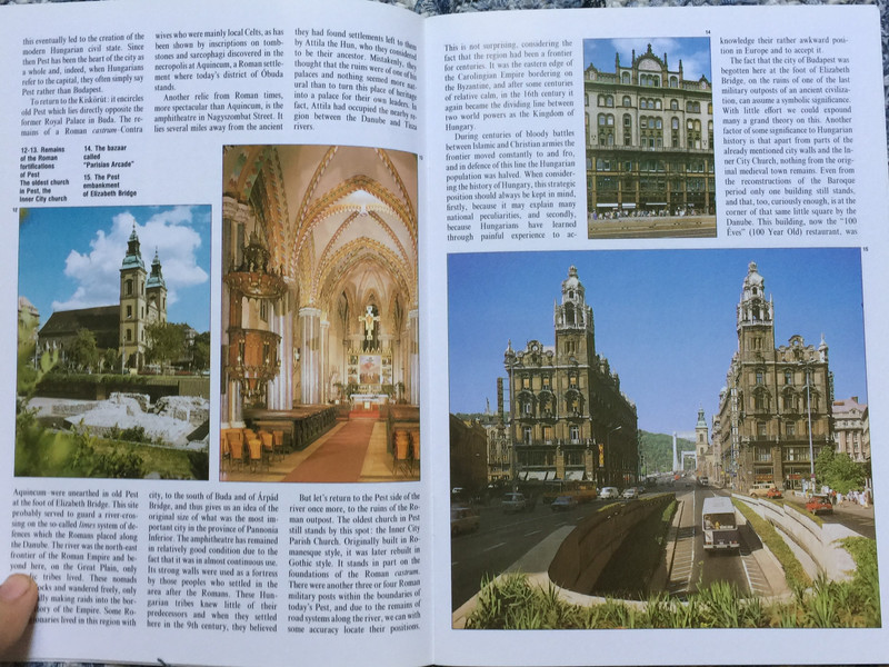 Budapest - A City Set in Time / English language city tour booklet of the Hungarian Capital / 10th edition / Kinga Klaudy / Corvina Books 2001 (9631349624)