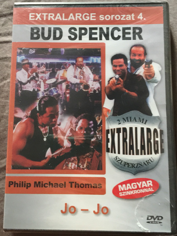 Extralarge Yo-Yo DVD 1992 Extralarge Jo-Jo - 2 miami szuperzsaru / Episode: Cannonball - Ágyúgolyó / Directed by Enzo G. Castellari / Starring: Bud Spencer, Philip Michael Thomas, Vivian Ruiz / Extralarge sorozat 4. (5999553601756)